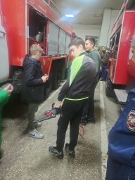 ​В гости к огнеборцам Советского района