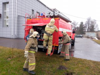 ​Квартальные зачёты Рыльских пожарных