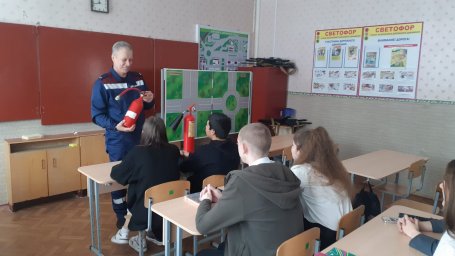 ​Школьникам о пожарной безопасности