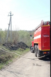 ​Ликвидация горения сухой травы в Обоянском, Курском, Железногорском и Фатежском районах