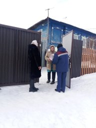 Подворовый обход в Октябрьском районе Подворовый обход в Октябрьском районе