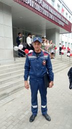 День знаний вместе с огнеборцами. Золотухинские школьники принимают поздравления