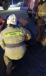 ​Огнеборцы ПЧ Солнцевского района на ДТП