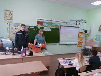 ​Всероссийский открытый урок проведен в Ленинской школе Октябрьского района