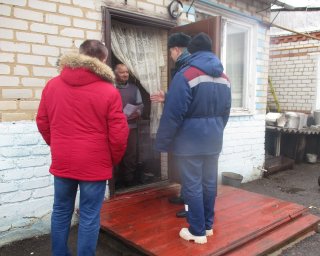 Подворовый обход в Черемисиновском районе Подворовый обход в Черемисиновском районе