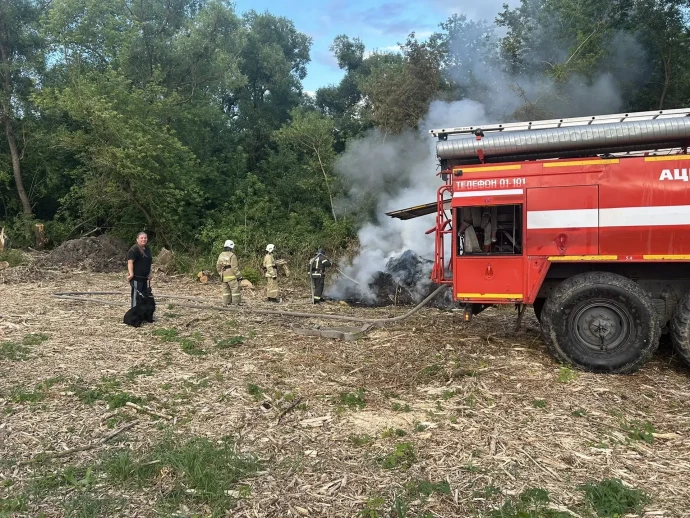 ​Пожар в с. Кувшинное Бесединского сельсовета Курского района