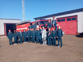 В гости к огнеборцам Золотухинского района