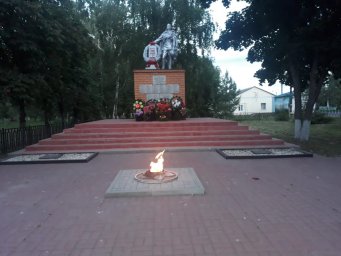 Тимские пожарные зажгли "Свечу памяти"