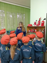 ​Детство без пожаров. Урок по пожарной безопасности в детском саду № 37