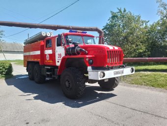 Рыльские пожарные приняли участие в учебной тренировке Рыльские пожарные приняли участие в учебной тренировке
