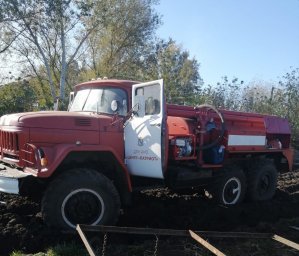 Возгорание автомобиля в с. Внезапное Кореневского района ликвидировано Возгорание автомобиля в с. Внезапное Кореневского района ликвидировано