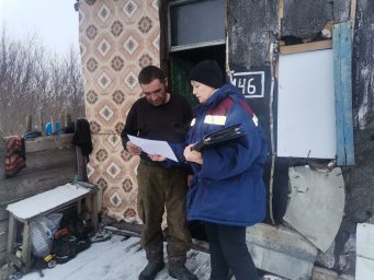 ​Профилактика пожаров в Новогодние праздники в Касторенском районе продолжается