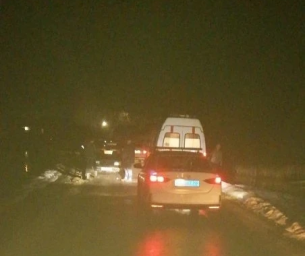 ​Огнеборцы ПЧ Курского района на ДТП в д. Кизилово