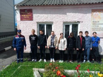 ​Экскурсия в Беловскую ПЧ
