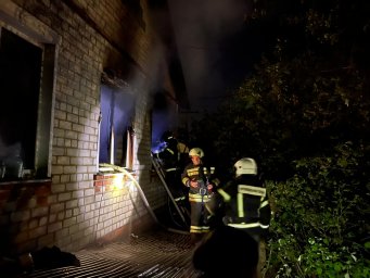 ​Пожарные Октябрьского района оперативно ликвидировали возгорание