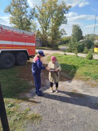 ​Рейд в п. Первоавгустовский Дмитриевского района
