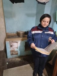 ​Рейд по домовладениям "группы риска" в Поныровском районе