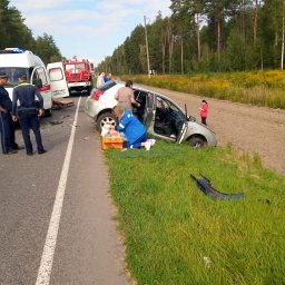 ​Огнеборцы ПЧ Железногорского района на ликвидации последствий ДТП