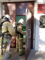 Беловские огнеборцы изучают район выезда Беловские огнеборцы изучают район выезда