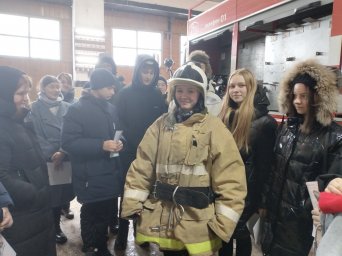 Экскурсия в Пожарной части Советского района Экскурсия в Пожарной части Советского района