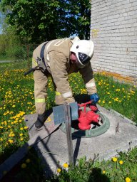 ​Проверка противопожарного водоснабжения в селе Жеденовка Хомутовского района