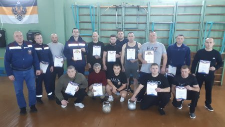 ​Об итогах соревнований по гиревому спорту среди пожарных частей ОКУ &laquo;ППС Курской области&raquo; в 2025 го