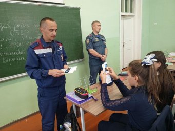Открытый урок в Фатежской школе №1