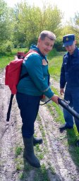 ​Горение сухой травы в Нижнереутчанском сельсовете х. Красная Поляна.