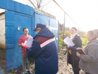 Обход жилых домов в Дьяконовском сельсовете Октябрьского района Обход жилых домов в Дьяконовском сельсовете Октябрьского района