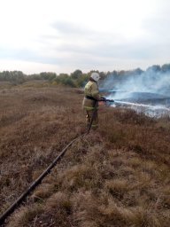 ​Огнеборцы ПЧ Горшеченского района на ликвидации горения и на проверке ППВ
