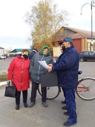 В Глушковском районе продолжается работа с населением