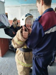 ​Благодарность огнеборцам ПЧ Октябрьского района