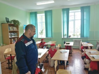 ​Тренировочная эвакуация в Кривецкой СОШ Мантуровского района