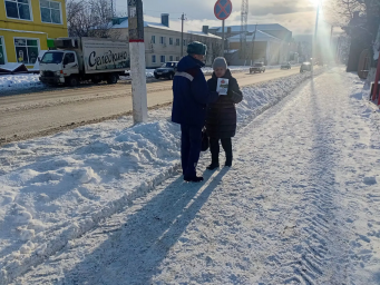 ​Предновогодний профилактический рейд в городе Фатеже