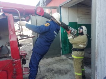 В Горшеченской ПЧ прошли зачеты В Горшеченской ПЧ прошли зачеты