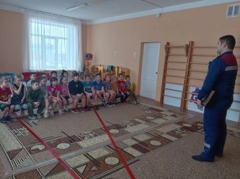 ​Урок безопасности в медвенском детском саду &laquo;Улыбка&raquo;