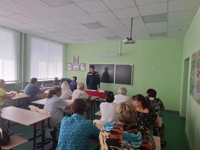​Всероссийские учения по безопасности прошли в школе поселка Черемисиново