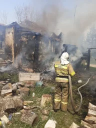 ​Огнеборцы ПЧ Тимского и Хомутовского  районов на борьбе с огнем