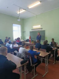 ​Открытый урок по ППБ в Фатежской школе №1