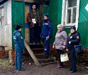 ​Совместный рейд в Солдатском сельсовете Фатежского района