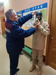 ​Открытый урок по ГО в Рышковской СОШ Железногорского района