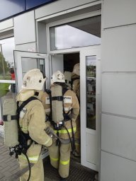Пожарно-тактическое занятие в Солнцевском районе Пожарно-тактическое занятие в Солнцевском районе