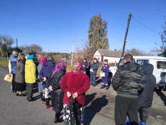 Сход граждан на пожарную тематику в Дмитриевском районе Сход граждан на пожарную тематику в Дмитриевском районе