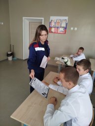 ​Инструктаж безопасности для дмитриевских школьников
