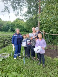 ​Подворовый обход в с. Нижняя Грайворонка Советского района