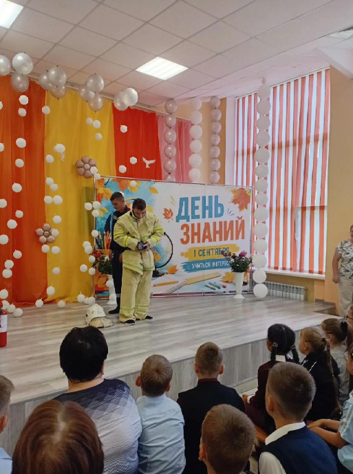 ​Учебная эвакуация и занятие по ППБ для школьников Глебовской СОШ Фатежского района