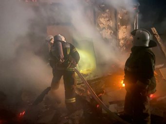 ​Пожар в д. 1-я Воробьевка Золотухинского района