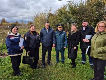 ​Пожарно-профилактический рейд в поселке Поныри Поныровского района