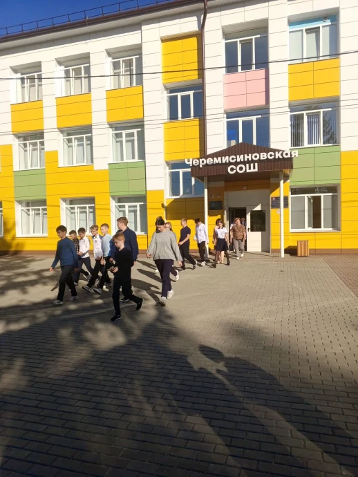 ​Тренировочная эвакуация в Черемисиновской и Стакановской СОШ Черемисиновского района