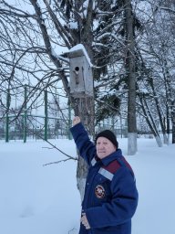 ​К эстафете #покормиптиц присоединились работники ПЧ Железногорского и ПЧ Медвенского районов